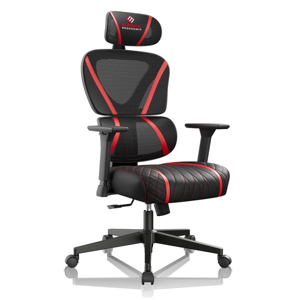 Eureka Ergonomic® ERK-GC06-R - Gaming Καρέκλα