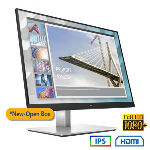REFURBISHED HP E24i G4 IPS LED/HP/24``FHD/1920x1200/Wide/Silver/Black/New-Open Box/D-SUB & DP & HDMI & USB 3.0 HUB
