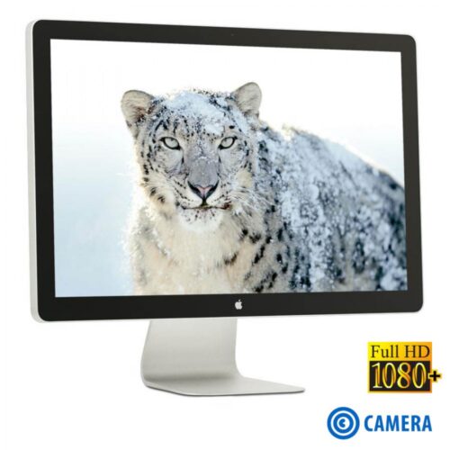 REFURBISHED Monitor Cinema Display TFT/Apple/24"/1920x1200/Silver/Black/Camera/Mini DisplayPort