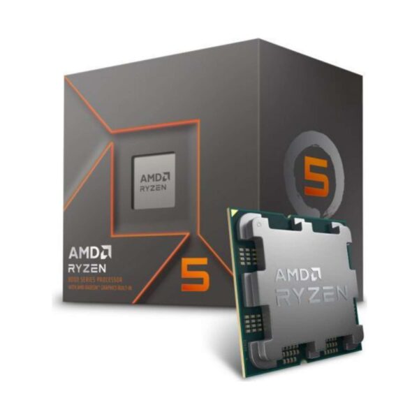 AMD Ryzen 5 8400F 4.2GHz Επεξεργαστής 6 Πυρήνων για Socket AM5 σε Κουτί με Ψύκτρα (T)