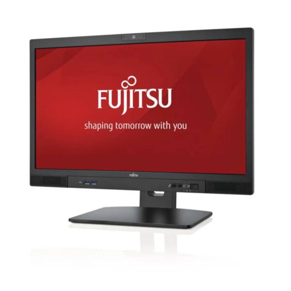 Fujitsu Esprimo K558 All-in-One PC Refurbished i5-8400/8GB/256GB SSD/24″ FHD  – Grade A / Windows 11
