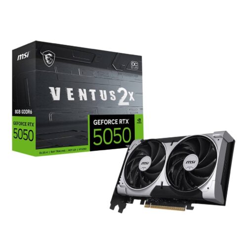 MSI GeForce RTX 5050 VENTUS 2X OC 8GB GDDR6 Κάρτα Γραφικών