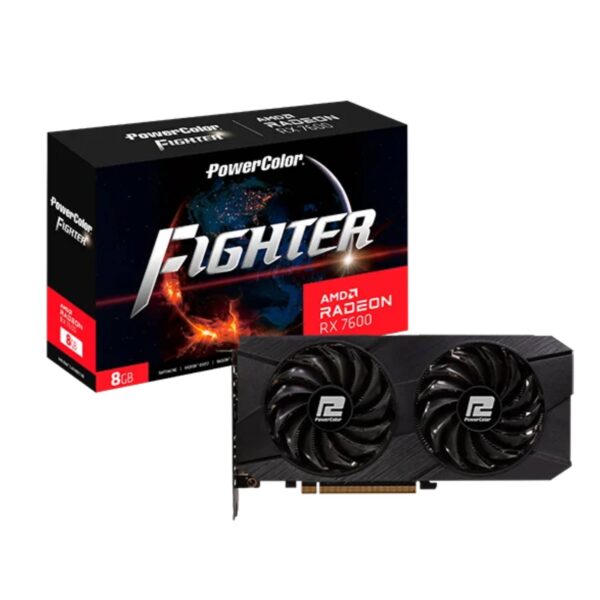 PowerColor Fighter Radeon RX 7600 8GB GDDR6 Κάρτα Γραφικών