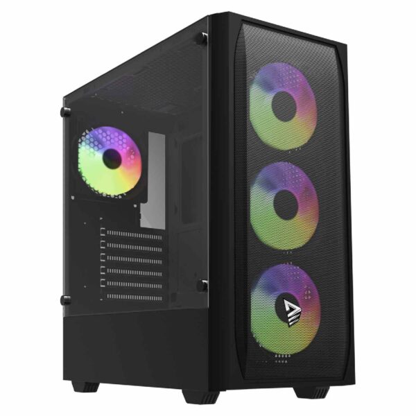 CORE Series G-Flow Gaming PC – AMD Ryzen 5 4500 / 16GB DDR4 / RX 580 8GB / 512GB SSD / (No OS)