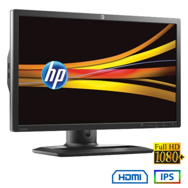 REFURBISHED Monitor ZR2440w IPS LED/HP/24``FHD/1920x1200/Wide/Black/DVI-D & DP & HDMI & USB HUB