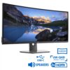 REFURBISHED Monitor UltraSharp U3818DW Curved/Dell/38``UW-QHD/3840x1600/Black/w/Speakers/DP & 2xHDMI & USB