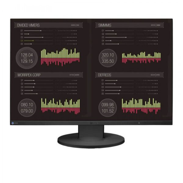 REFURBISHED Monitor FlexScan EV2455 IPS LED/Eizo/24``FHD/1920x1200/Wide/Black/w/Speakers/D-SUB & DVI-D & DP