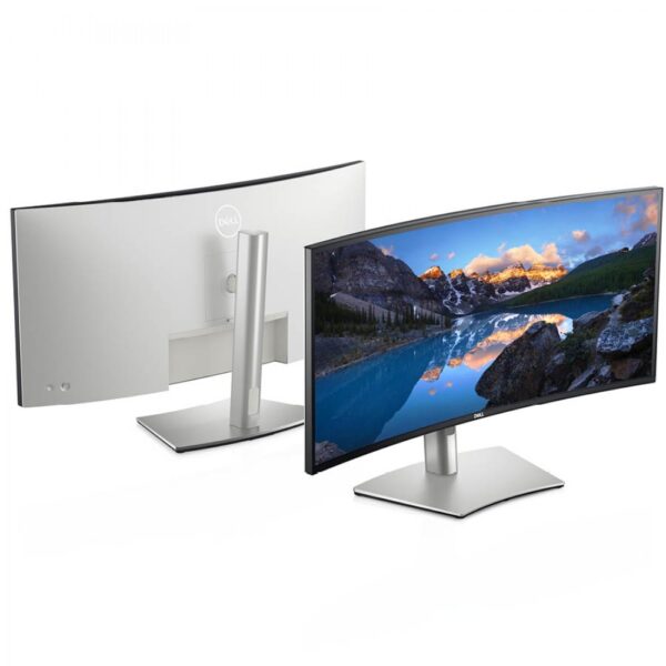 REFURBISHED Monitor UltraSharp U3421WE Curved/Dell/34”UW-QHD 60Hz/3440x1440/Silver/Black/w/Speakers/DP & 2x