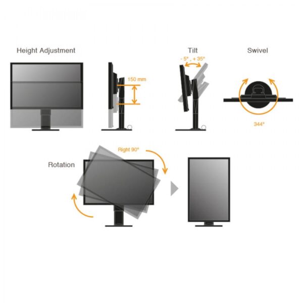 REFURBISHED Monitor FlexScan EV2736W Q-LED/Eizo/27``QHD/2560x1440/Wide/Black/w/Speakers/DVI-D & DP & USB HU