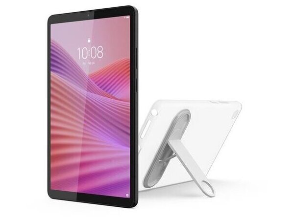 LENOVO Tablet Tab One 8.7'' HD/MediaTek Helio G85/4GB/128GB/Arm Mali-G52 MC2 Graphics/Android 14/Clear Case/2Y CAR/Luna Grey