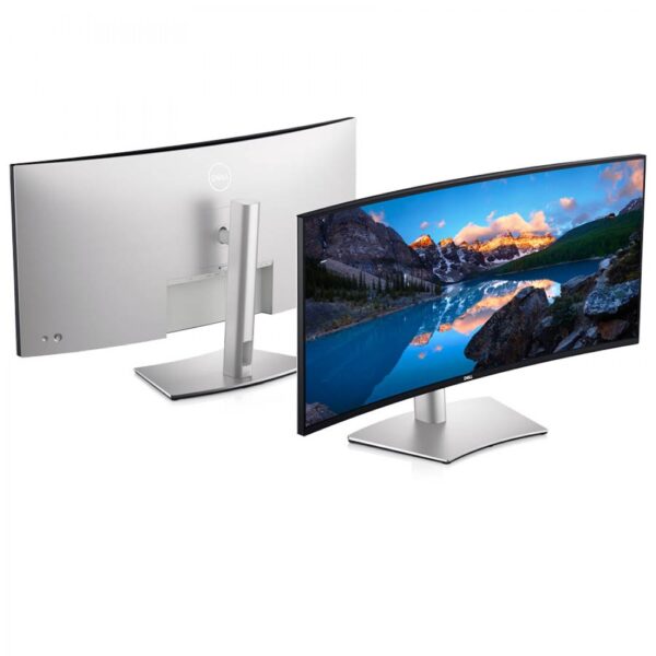 REFURBISHED Monitor UltraSharp U3821DW Curved/Dell/38”UW-QHD/3840x1600/Silver/Black/w/Speakers/DP & 2xHDMI