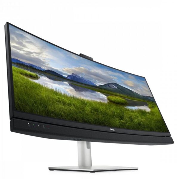 REFURBISHED Monitor C3422WE Curved Video Conferencing/Dell/34``UW-QHD/w/Camera/3440x1440/Black/w/Speakers/