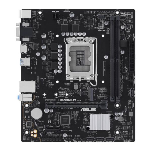 ASUS PRIME H610M-R-SI Μητρική mATX Intel H610 Socket LGA1700 με DDR5 / PCIe 4.0 / M.2 (T)