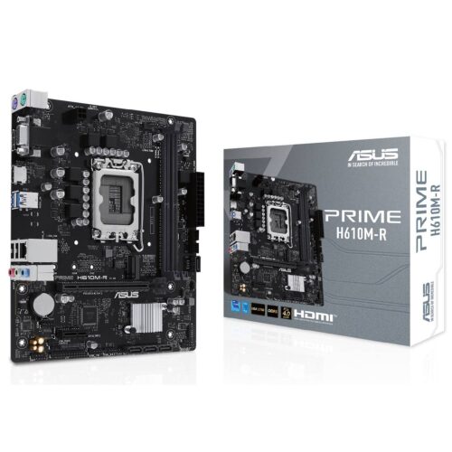 ASUS PRIME H610M-R-SI Μητρική mATX Intel H610 Socket LGA1700 με DDR5 / PCIe 4.0 / M.2 (T)