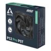 Arctic P12 Pro PST 120mm Μαύρο – Ανεμιστήρας Υπολογιστή PWM 400-3000RPM (Τ)