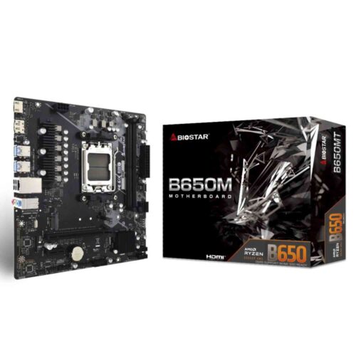 Biostar B650MT – Μητρική Κάρτα AMD B650 / Socket AM5 / DDR5 / microATX (T)