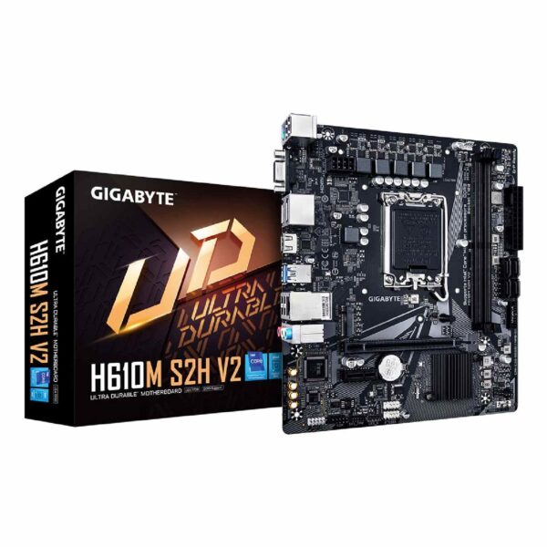 GIGABYTE H610M S2H V2 Μητρική Κάρτα DDR5 – LGA1700 / PCIe / M.2 / GbE LAN / Micro-ATX (T)
