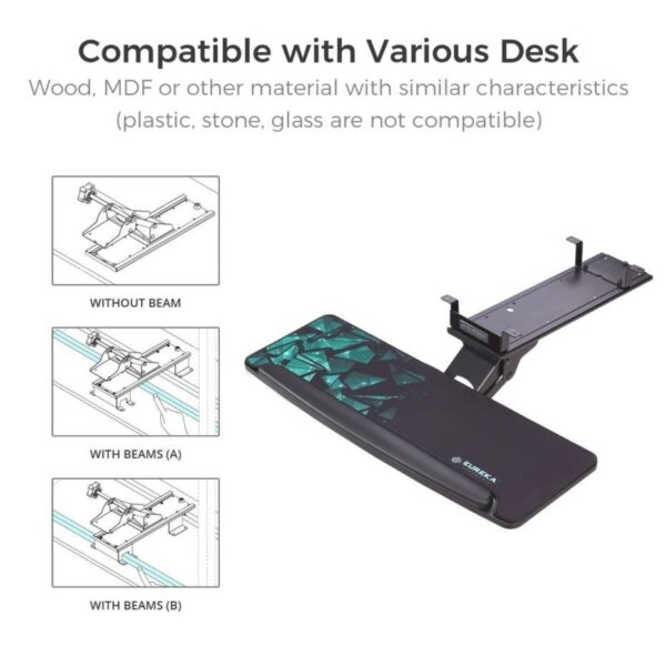 Eureka Ergonomic® ERK-AKB-02-V4-EU Gaming Αξεσουάρ Γραφείων