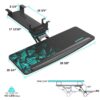 Eureka Ergonomic® ERK-AKB-02-V4-EU Gaming Αξεσουάρ Γραφείων