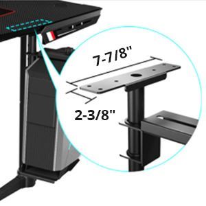 Eureka Ergonomic® MCH-B PC Holder (Black) Gaming Αξεσουάρ Γραφείων