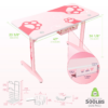 Eureka Ergonomic® ZX-GIP-P47PK-RU Gaming Γραφείο 120x60x77cm Ροζ