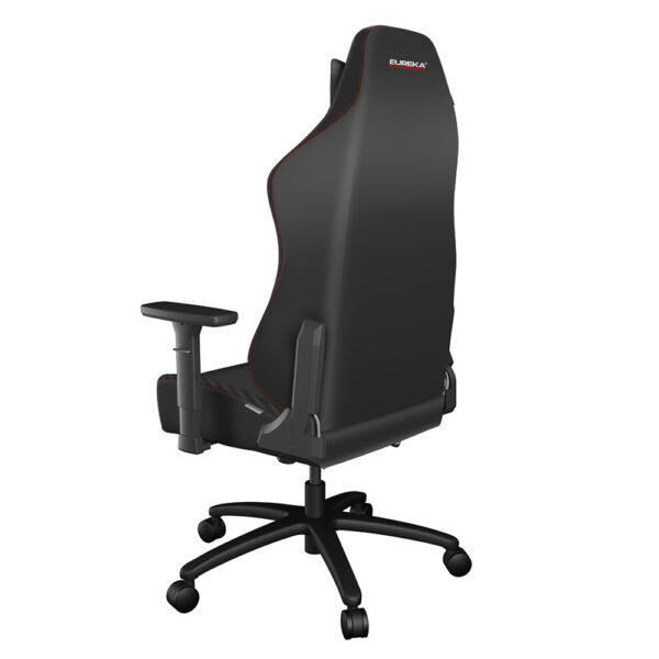 Eureka Ergonomic® ERK-GC09-R-GR Μαύρο & Κόκκινο Gaming Καρέκλα