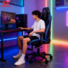 Eureka Ergonomic® ERK-YYK-GC-03 RGB Gaming Καρέκλα με Remote controller