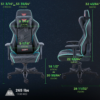 Eureka Ergonomic® ERK-YYK-GC-03 RGB Gaming Καρέκλα με Remote controller
