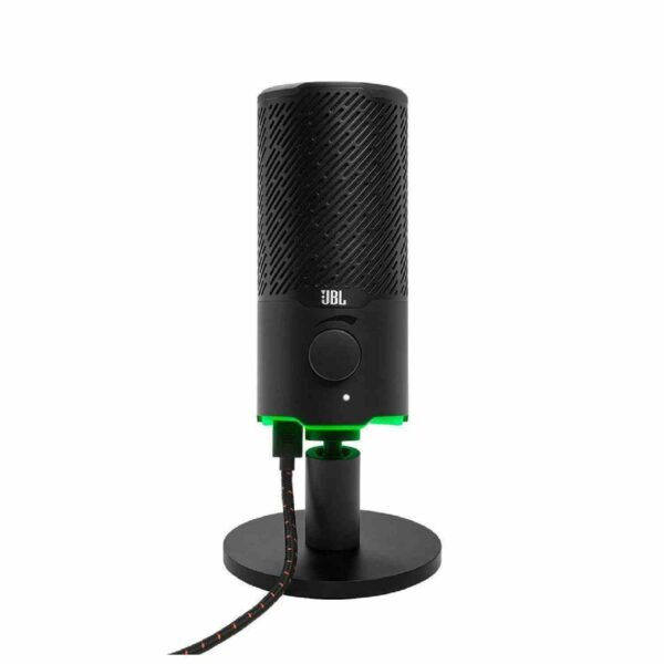 JBL Quantum Stream – USB Dual Condenser Microphone RGB για Streaming & Gaming – Επιτραπέζιο Πυκνωτικό Μικρόφωνο