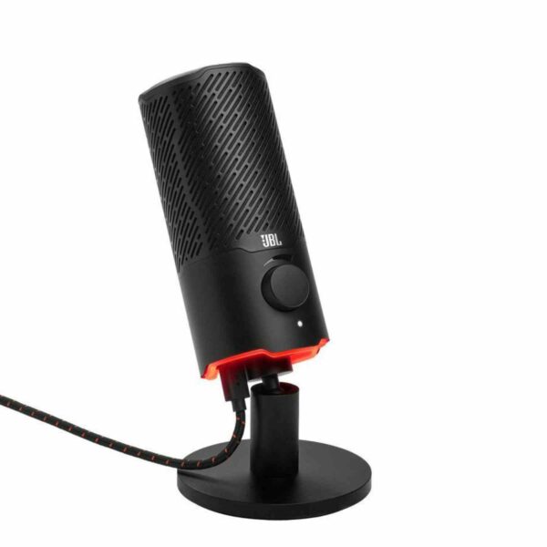 JBL Quantum Stream – USB Dual Condenser Microphone RGB για Streaming & Gaming – Επιτραπέζιο Πυκνωτικό Μικρόφωνο