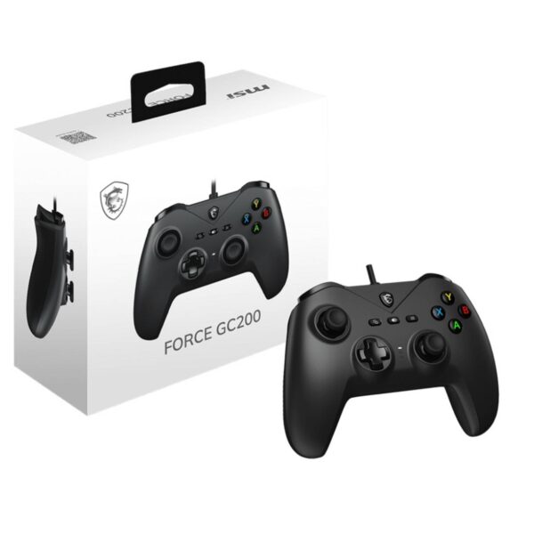 MSI Force GC200 Ενσύρματο Gamepad Hall-Effect Triggers PC/Android Black