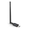 POWERTECH ασύρματος USB αντάπτορας δικτύου PT-1386, 900Mbps WiFi 6, Bluetooth 5.3