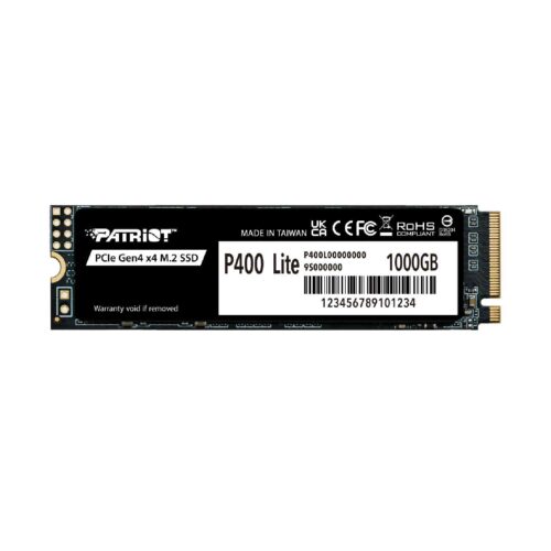 Patriot Viper P400 Lite 1TB NVMe SSD – PCIe 4.0 M.2 2280 / 3500MB/s Read / 2700MB/s Write (Τ)