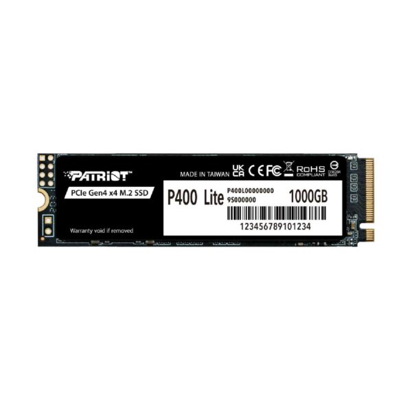 Patriot Viper P400 Lite 1TB NVMe SSD – PCIe 4.0 M.2 2280 / 3500MB/s Read / 2700MB/s Write (Τ)