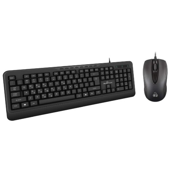 Powertech PT-1067 Σετ Πληκτρολόγιο & Ποντίκι Ελληνικό