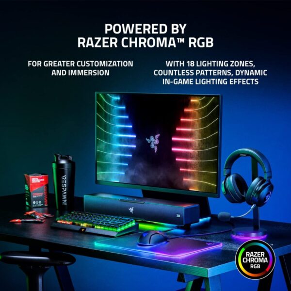 Razer LEVIATHAN V2 – RGB Gaming Sound Bar – THX Spatial 7.1 Audio