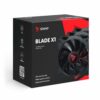 SAVIO BLADE X1 FAN SET (3x120mm) 4-Pin PWM – Σετ Ανεμιστήρων Ψύξης Gaming με Χαμηλό Θόρυβο (Τ)