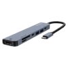 Savio AK-82 USB-C HUB 7 in 1 / HDMI 4K / USB-A 3.1 / USB-A 2.0 / 2x USB-C / SD & microSD – Πολυλειτουργικός Αντάπτορας