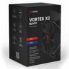 Savio Vortex X2 Black CPU Cooler Αερόψυξη Επεξεργαστή 120mm 180W (T)