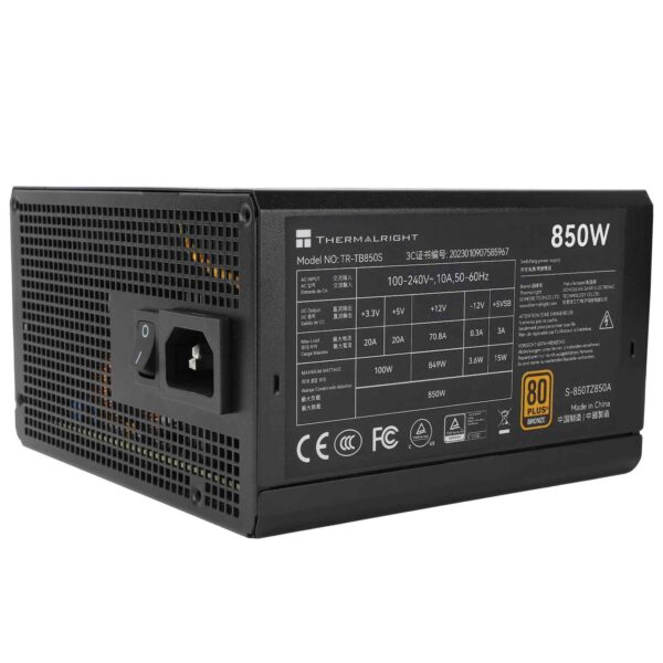 Thermalright TR-TB850S ATX 3.0 850W Τροφοδοτικό 80 Plus Bronze (T)