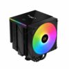 Xigmatek AK6 Dual Digital Ψύκτρα Επεξεργαστή με 2x ARGB Fans & Digital Display – LGA1851/AM5/AM4/1700/1200 Μαύρη