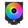 Xigmatek AK6 Dual Digital Ψύκτρα Επεξεργαστή με 2x ARGB Fans & Digital Display – LGA1851/AM5/AM4/1700/1200 Μαύρη