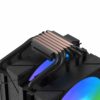 Xigmatek AK6 Dual Digital Ψύκτρα Επεξεργαστή με 2x ARGB Fans & Digital Display – LGA1851/AM5/AM4/1700/1200 Μαύρη