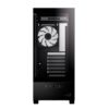 AeroCool P500D Digi-G-BK-v1 Κουτί ATX με Digital Display, USB-C & 3x 120mm A-RGB Fans (Μαύρο) (T)