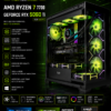 Arcane Series – Gaming PC Ryzen 7 7700 / RTX 5060 Ti 8GB / 32GB DDR5 / 1TB NVMe / Windows 11 με Υδρόψυξη (T)