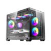 Darkflash B275 PRO Black ARGB Case mATX με 6x Infinity Mirror Fans (T)