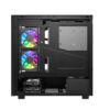 Darkflash DS950 Black ARGB Case ATX με 6x Infinity Mirror Fans & USB-C (T)