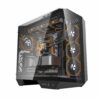 Darkflash DY470 Shadow ATX Case με 4x A-RGB Infinity Mirror Fans – Μαύρο (T)