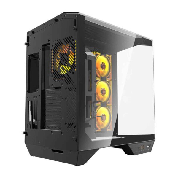 Darkflash DY470 Shadow ATX Case με 4x A-RGB Infinity Mirror Fans – Μαύρο (T)