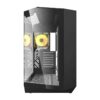 Darkflash DY470 Shadow ATX Case με 4x A-RGB Infinity Mirror Fans – Μαύρο (T)
